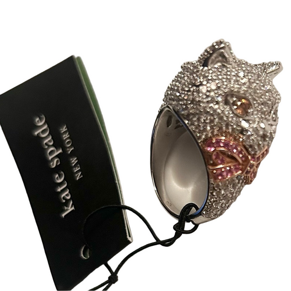 Kate Spade New York Pawlina Cat Ring Size 8 NWT - Picture 3 of 5